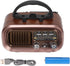 Diyeeni 3 (RXBT628) Portable Vintage Radio Speaker Bluetooth, Multifunctional Design, Bands AM FM Radio, Portable