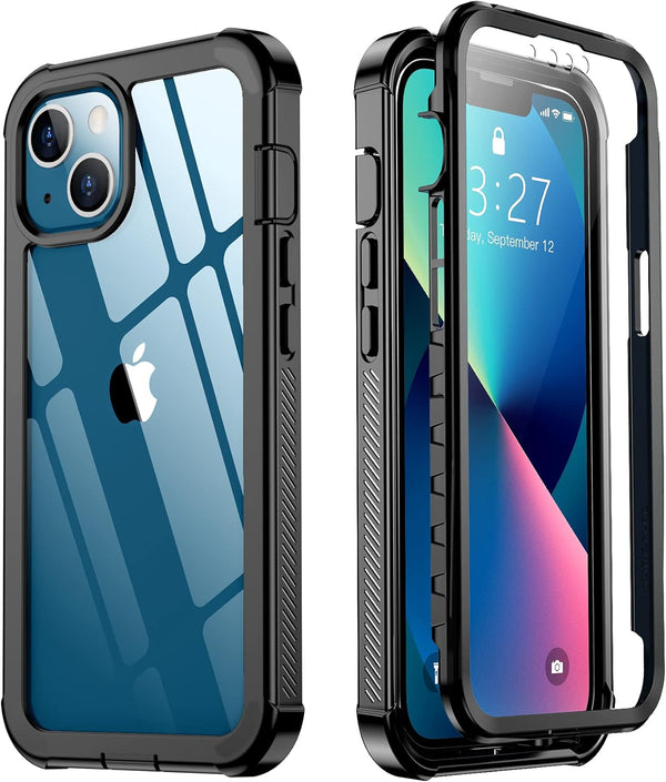 Red2Fire iPhone 13 Case - 360 Full Body, Heavy Duty, Built-in Screen Protector, 12 FT Dropproof, Shockproof, Dust-proof.