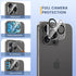 Maxdara 6 in 1 Screen Protector for iPhone 15 Pro Max (6.7 inch) - Front, Back & Camera Lens Protectors, Tempered Glass.