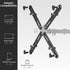 VIVO Adapter VESA Mount Kit for 20 to 30 inch LED LCD Monitor Screen, 75mm and 100mm Mounting Bracket