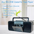 WIITHINK Cassette 10W Cassette/U MP3 Portable Tape Player Recorder,AM/FM/SW Radio with Bluetooth,USB/SD, Big