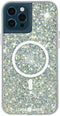 Case-Mate TWINKLE Case for iPhone 12 and 12 Pro (5G) - Compatible with MAGSAFE, 10 ft Drop Protection, Stardust