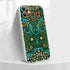 Case for iPhone 12 Mini, Retro Aesthetic Flower Design, Green Waterproof and Shockproof Phone Case