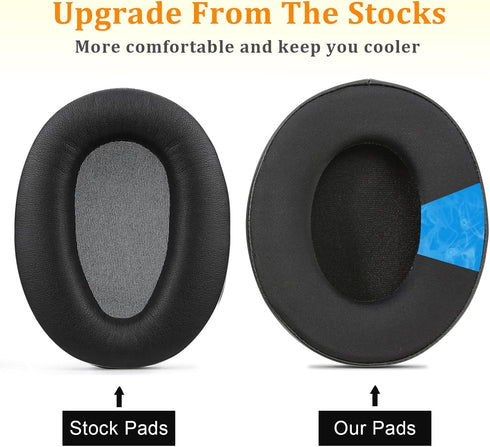 WH-CH710N/WH-CH700N Replacement Ear Pads, Cooling Gel Earpads Upgrade Cushions for Sony Wireless Headphones, Black