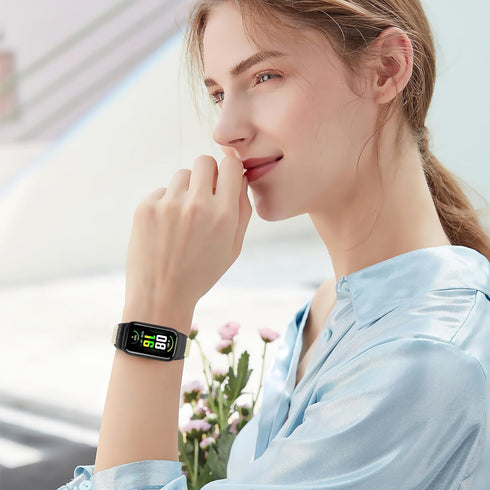 Solo Loop Elastic Nylon Bands for Amazfit Band 7, Soft Adjustable Stretchy Sport Replacement Strap