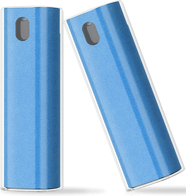 2 Pcs Fingerprint Proof Screen Cleaner, 3 in 1 Touchscreen Mist Cleaner Spray Wipe Cleaner Soft Fiber Flannel, Safe for