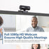 Cyber Acoustics 1080p (WC-1000), Headsets Full HD Webcam Designed with No Microphone for Use with and Speakerphones