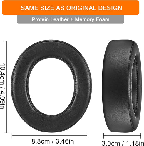 HS60 Earpads, GVOEARS Replacement Ear Pads Cushion for Corsair HS70/Pro HS60/Pro HS50/Pro, Black Noise Isolation