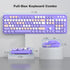 MOFII Wireless Keyboard and Mouse Combo, 2.4GHz Retro Full-Size Keyboard with Cute Mouse