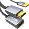 HDMI to DisplayPort Adapter, 4K@60Hz Active HDMI 2.0 Male to DP 1.2 Female Converter for PC, AMD, NVIDIA