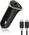 Cable Matters 15W / 3A USB-C Car Charger in Black with 3 ft USB-C to USB-C Cable, Compatible with iPhone 15 Series