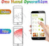 Honoson 9 Pieces Cell Phone Grip Holder, Colorful Collapsible Self-Adhesive Finger Ring for Smartphone and Tablets