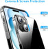 JJGoo Clear Case for iPhone 15 Plus, Soft TPU Shockproof Transparent Bumper Cover, Slim Thin