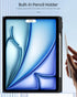 MoKo Keyboard Case for iPad Air 13 Inch with Keyboard M2 2024, Multi-Angle Magnetic Stand Cover, Detachable Bluetooth