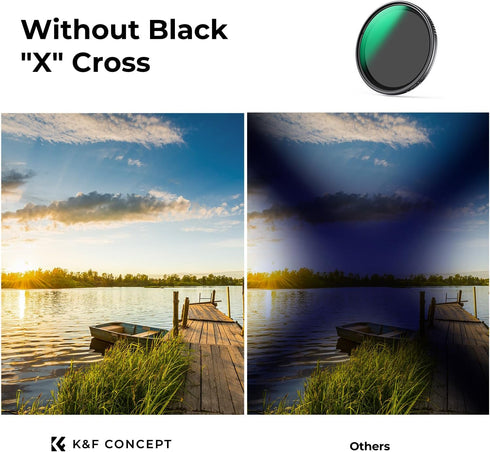 K&F Concept 67mm Variable ND2-32 ND Lens Filter, Waterproof Adjustable Neutral Density Camera Lens Filter