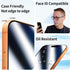 Ivachell 2 Pack 17 (6.9 inch Mirror Screen Protector for iPhone Pro Max Privacy Tempered Glass Mirrored Effect Anti-Spy