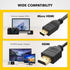 BRENDAZ Micro HDMI to HDMI Cable, 4K HDR 60Hz, 18Gbps Adapter Cord for GoPro, DSLR, Raspberry Pi (6-Feet)