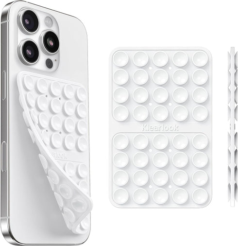 Klearlook Maximized Clarity! Klearlook Silicone Suction Cup Phone Case Mount Double Sided, Silicon Sticky Phone