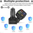 Amiss Car Charger Adapter, 6 USB Multi Port Fast Charger with QC 3.0 and 5 Other Ports, Car Interior Accessories for
