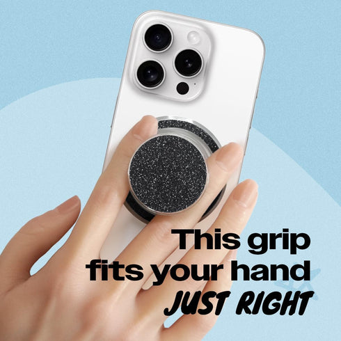 On The Grip Bling Bling Glitter Phone Grip & Stand - Elegant Magsafe Compatible Phone Holder for Secure Grip