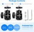 NEEWER Mini Ball Head with Cold Shoe & 1/4” Screw, 2 Pack, 360° Swivel 90° Tilt Ballhead Camera Mount Adapter