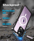 Unitedtime iPhone 14 Pro Max Case - Magnetic, Waterproof, Shockproof, Dustproof, with Built-in Screen Protector, 6.7"