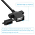 RIIEYOCA USB 2.0 Female 4pin Bare Wire Pigtail Cable with Dust Cap for DIY USB Equipment Repair and Replacement.