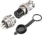 MECCANIXITY Aviation Connector Set, 20mm, 7 Terminals, 5A 150V, GX20 Waterproof Male Female Connector, 5 Sets