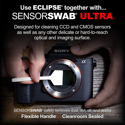 Eclipse Optic Cleaning Solution for Camera Lens and Digital Sensor Cleaner Fluid - 15ml Dropper Tip (2-Pack)