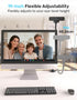 Etour 19" 4K C920 C920s C922 C922x C925e C930 C930e C960 C615 N60, 1/4" Webcam Stand Mount for Desk, Flexible Gooseneck