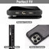 Arae Wallet Case with Card Holder for iPhone 15 Pro - Compatible for iPhone 15 Pro 6.1 inch, Black PU Leather Back Flip