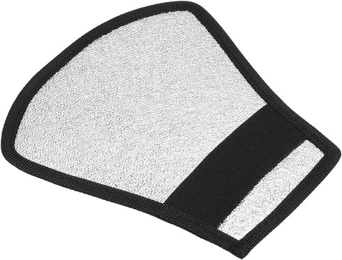 PATIKIL 2-Sided Flash Diffuser Reflector, Flexible Bend Bounce Reflector with Elastic Strap for Flashlight Photography