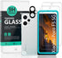 Ibywind Screen Protector for Xiaomi Poco F5 5G (6.67"), 2 Pack + 1 Pack Camera Lens Protector + 1 Back Film, 9H