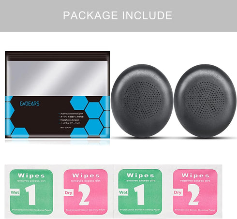 Replacement Ear Pads for Jabra Evolve2 65 (65MS 65UC USB)/Evolve2 40 (40UC 40MS USB)/Elite 45h On-Ear Wireless