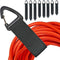 Extension Cord Organizer (8 Pack), Heavy Duty Holder for Garage Storage, Straps for Cables, Hoses, Ropes with Triangle