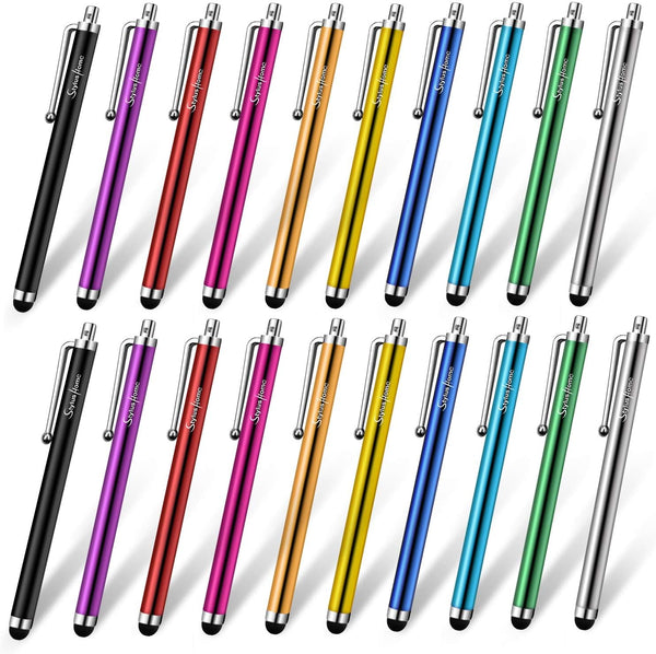 StylusHome 20 Pack Stylus Pens for Touch Screens, Universal Capacitive Precision Compatible with iPad, iPhone, Tablets