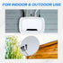 Cables Direct Online 20ft White Quad Shield RG6 Coaxial Cable - F Pin and BNC Extension Wire for Satellite Dish, Cable