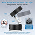 Easvorix 17 Vacuum Magnetic Phone Holder with Metal Ring Compatible with iPhone All Phone, Portable Universal