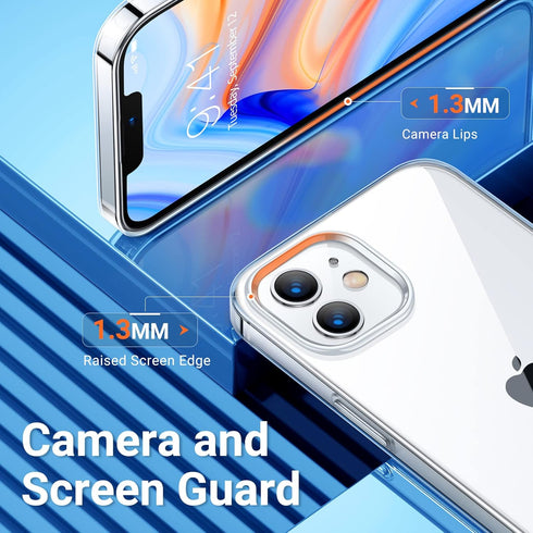 TORRAS Crystal Clear Case for iPhone 12 Mini, Slim Durable Soft Silicone, Long Lasting Clarity, 5.4 inch 2020