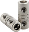 2Pcs 8 Gauge Wire Audio Car Brass Terminal Butt Connectors for Car Stereo Power or Ground Wire Splice