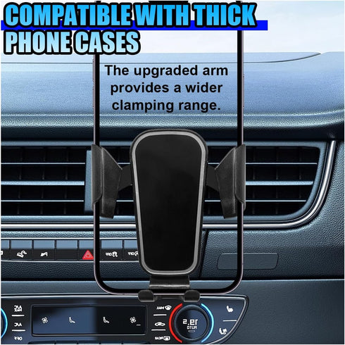 YoRise 360 Car Phone Holder Mount for Air Vent, Universal Rotation Auto Air Vent Cell Phone Holder with Wider Clamp