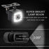 carleef 4.6'',12 Vision,150 12V Plug & Play Backup Camera with Monitor LED HD Rearview Mirror Camera for Night Wide