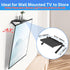 13 Inch Wide Platform TV Top Shelfs - Adjustable Cable Box Shelf for Wall Mounted TV Shelf for Cable Box, Streaming