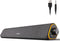 SOULION R50 Bluetooth Computer Speakers, 3.5mm PC Sound Bar, Wired USB Powered with Colorful LED Lights, Surround Sound