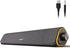 SOULION R50 Bluetooth Computer Speakers, 3.5mm PC Sound Bar, Wired USB Powered with Colorful LED Lights, Surround Sound