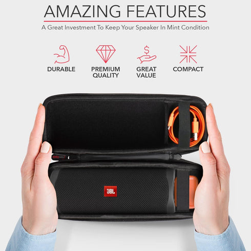 Hard Shell Case for JBL Flip 6 5 4, Wireless Waterproof Portable Speaker (case only)