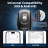 MAIRAN 2 Pack Rechargeable Wireless Camera Remote Shutter for iPhone and Android Smartphones, Bluetooth Phone Remote