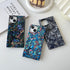 Cocomii Opalescent Pearl Square Case for iPhone 15 - Aesthetic Black, Shockproof, Scratch Resistant, Iridescent Glitter.