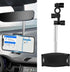 Car Rearview Mirror Mobile Phone Holder Pack-1, 360 Degrees Rotation, Retractable Bracket, for Most Car Models (Black)