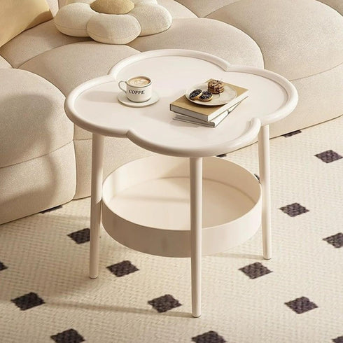 Vmohuyktx Cream Tinted Bedsides Table Organizers Friendly Rounded Corners Lightweight Portable Home Storage Upgrades